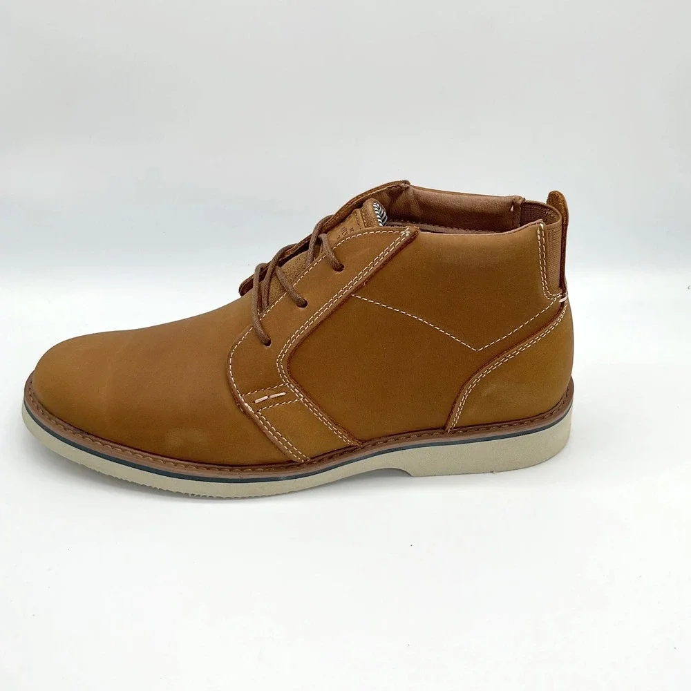Nunn Bush Buchanan Mens Tan Brown Leather Chukka Boots 81098-239 Size 8M NEW